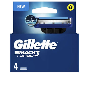 GILLETTE-CARREGADOR TURBO MACH 3 4 PEÇAS SOBRESSALENTES-DrShampoo - Perfumaria e Cosmética Imagem principal do produto