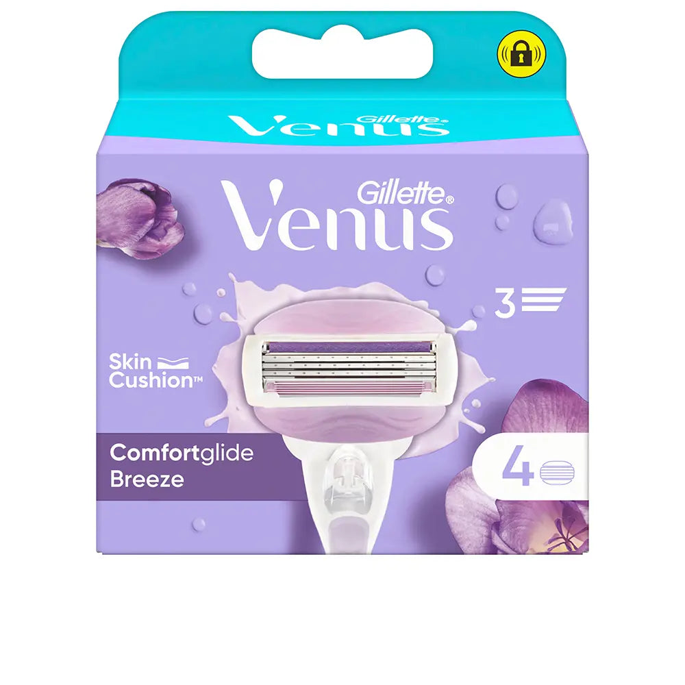 GILLETTE-Carregador VENUS BREEZE 4 refis.-DrShampoo - Perfumaria e Cosmética