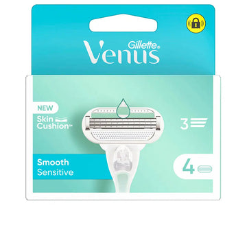 GILLETTE-Carregador VENUS SMOOTH SENSITIVE com 4 refis.-DrShampoo - Perfumaria e Cosmética Image principale du produit