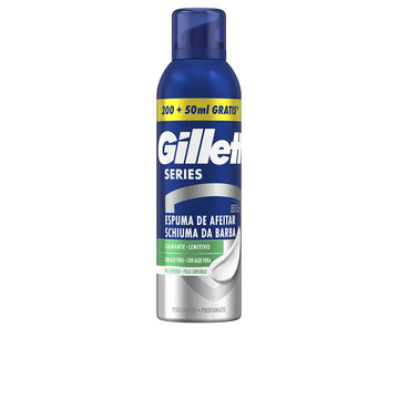 GILLETTE-Espuma de Barbear para Pele Sensível 250 ml-DrShampoo - Perfumaria e Cosmética Imagem principal do produto