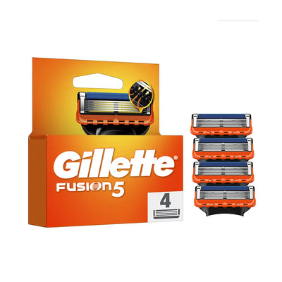 GILLETTE-FUSION 5 carregador 4 peças sobressalentes.-DrShampoo - Perfumaria e Cosmética