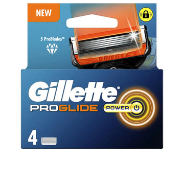 GILLETTE-FUSION PROGLIDE POWER cargador 4 recambios-DrShampoo - Perfumaria e Cosmética Imagem principal do produto