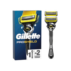 GILLETTE-FUSION PROSHIELD máquina + 2 recargas.-DrShampoo - Perfumaria e Cosmética
