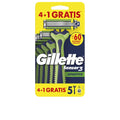 GILLETTE SENSOR3 SENSITIVE lâminas de barbear descartáveis 5 unidades.
