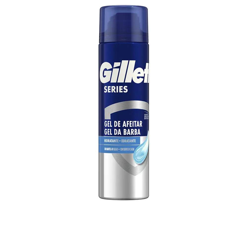 GILLETTE-Gelo de Barbear Hidratante SERIES 200 ml-DrShampoo - Perfumaria e Cosmética