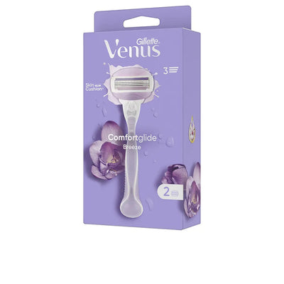 GILLETTE-MÁQUINA VENUS BREEZE + 2 peças de reposição-DrShampoo - Perfumaria e Cosmética
