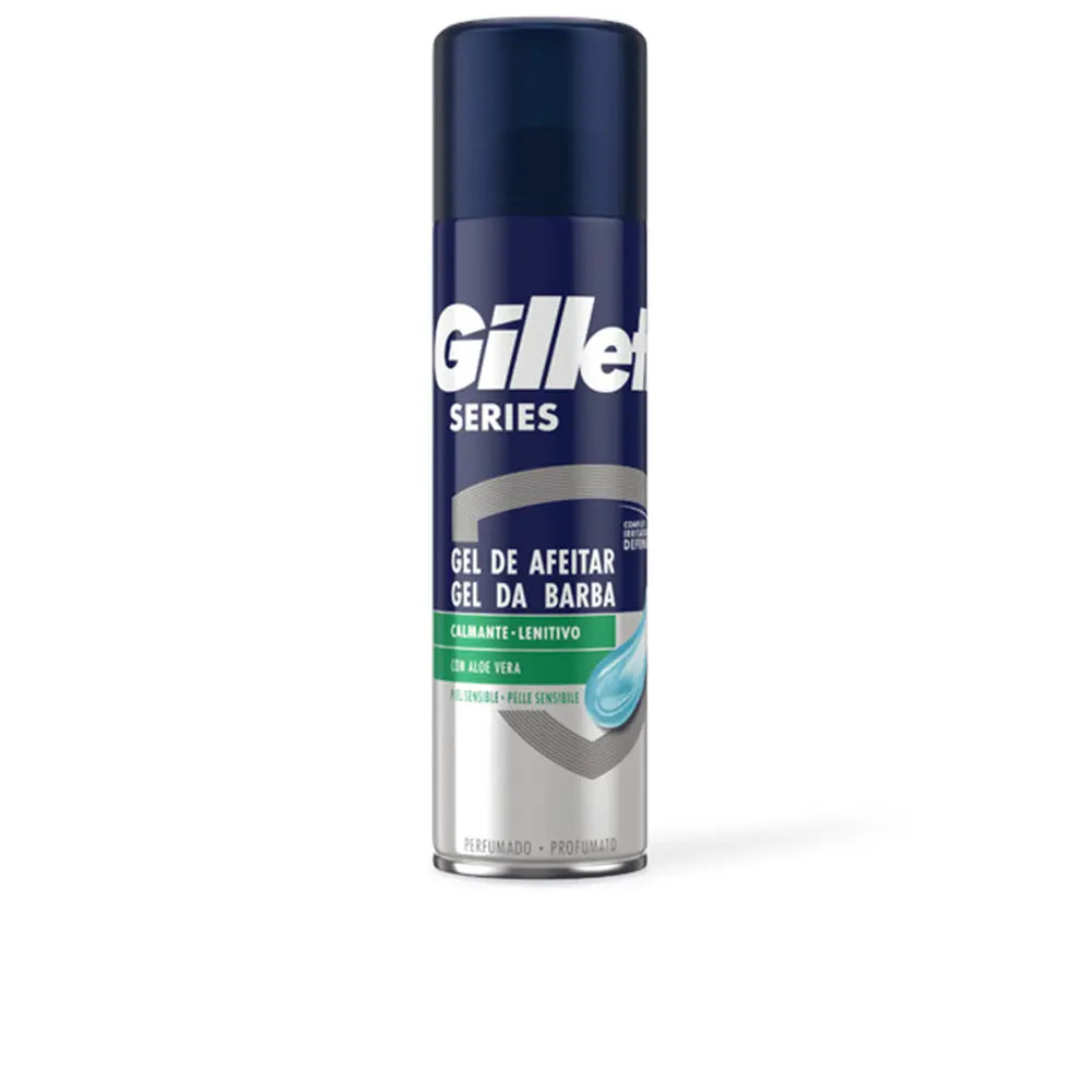GILLETTE-Série gel de barbear para pele sensível de 200 ml.-DrShampoo - Perfumaria e Cosmética