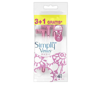 GILLETTE-VENUS 2 SIMPLY BASIC lâmina de barbear descartável 4 unidades.-DrShampoo - Perfumaria e Cosmética