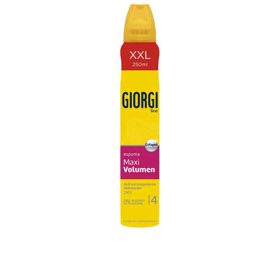 GIORGI LINE-Espuma fixadora MAXI-VOLUME nº4 250 ml-DrShampoo - Perfumaria e Cosmética
