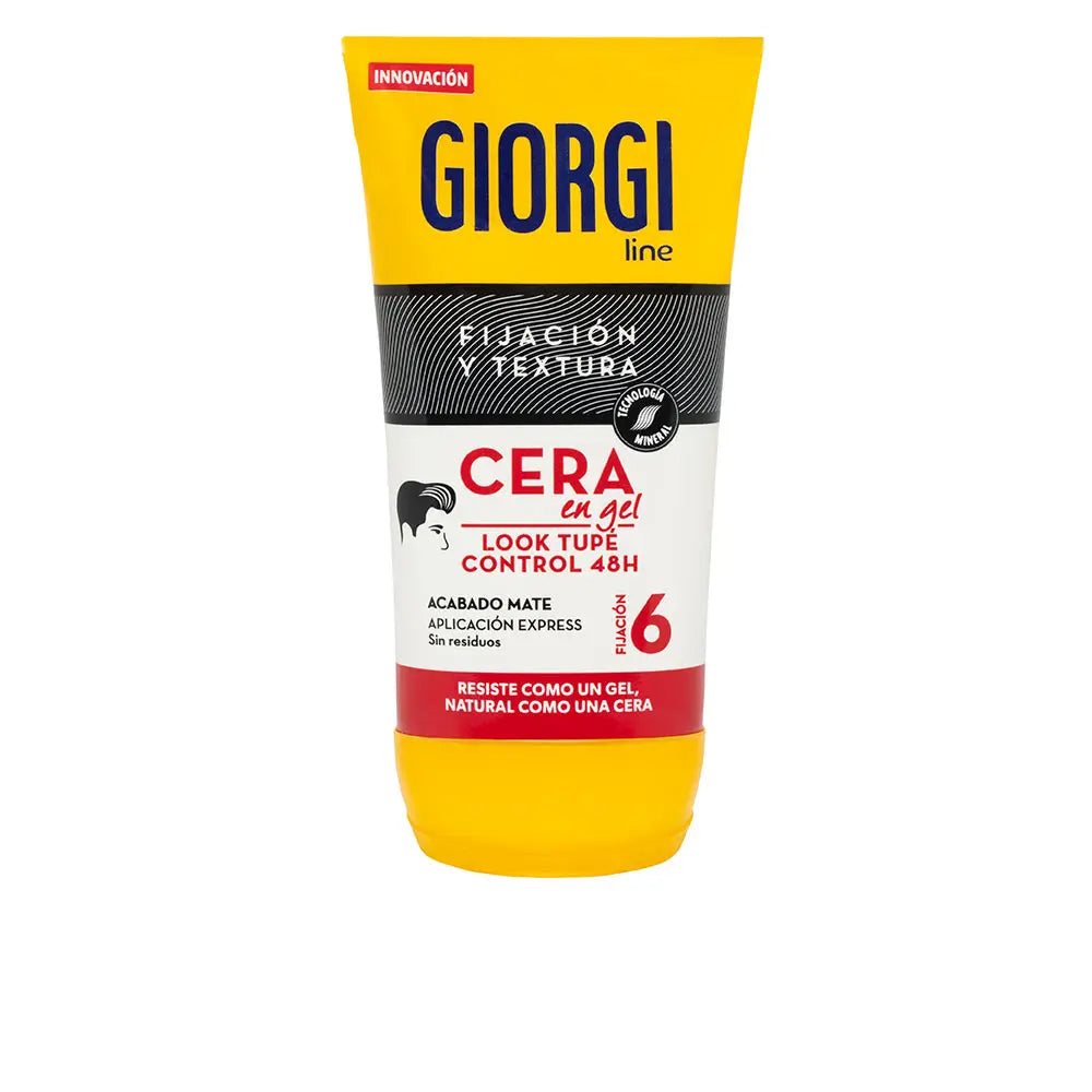 GIORGI LINE-FIJACIÓN Y TEXTURA cera gel look tupe 145 ml-DrShampoo - Perfumaria e Cosmética