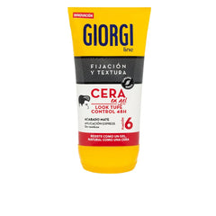 GIORGI LINE-FIJACIÓN Y TEXTURA cera gel look tupe 145 ml-DrShampoo - Perfumaria e Cosmética