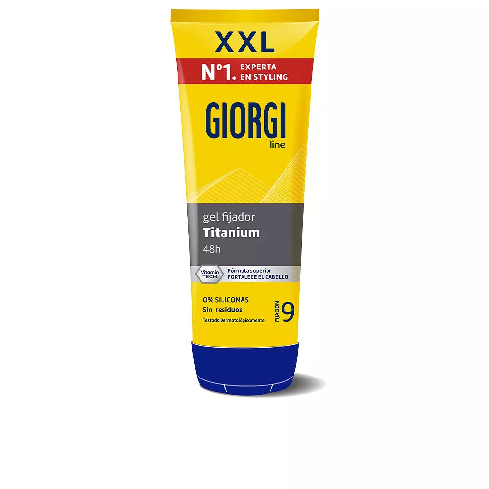 GIORGI LINE-GEL FIXADOR INDESTRUTÍVEL N.º 9 ABSOLUTE TITANIUM 240 ML-DrShampoo - Perfumaria e Cosmética