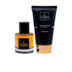 GISADA-AMBASSADOR MEN CASE 2 pcs.-DrShampoo - Perfumaria e Cosmética