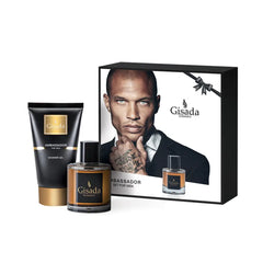 GISADA-AMBASSADOR MEN CASE 2 pcs.-DrShampoo - Perfumaria e Cosmética