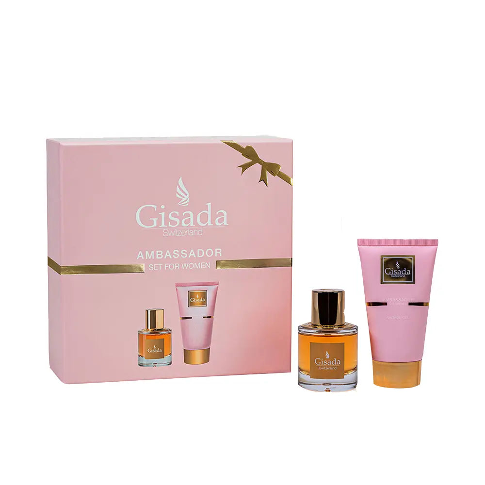 GISADA-AMBASSADOR WOMAN ESTUCHE 2 pz.-DrShampoo - Perfumaria e Cosmética