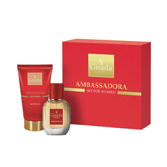 GISADA-AMBASSADORA WOMEN ESTUCHE 2 pz.-DrShampoo - Perfumaria e Cosmética