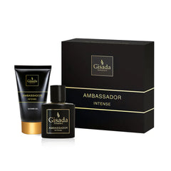 GISADA-CAIXA AMBASSADOR INTENSE 2 pcs.-DrShampoo - Perfumaria e Cosmética