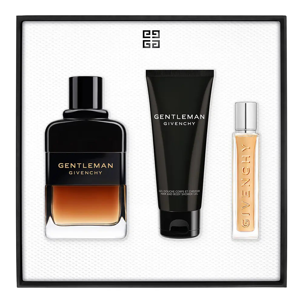 GIVENCHY-CONJUNTO GENTLEMAN RESERVE PRIVEE 3 peças.-DrShampoo - Perfumaria e Cosmética