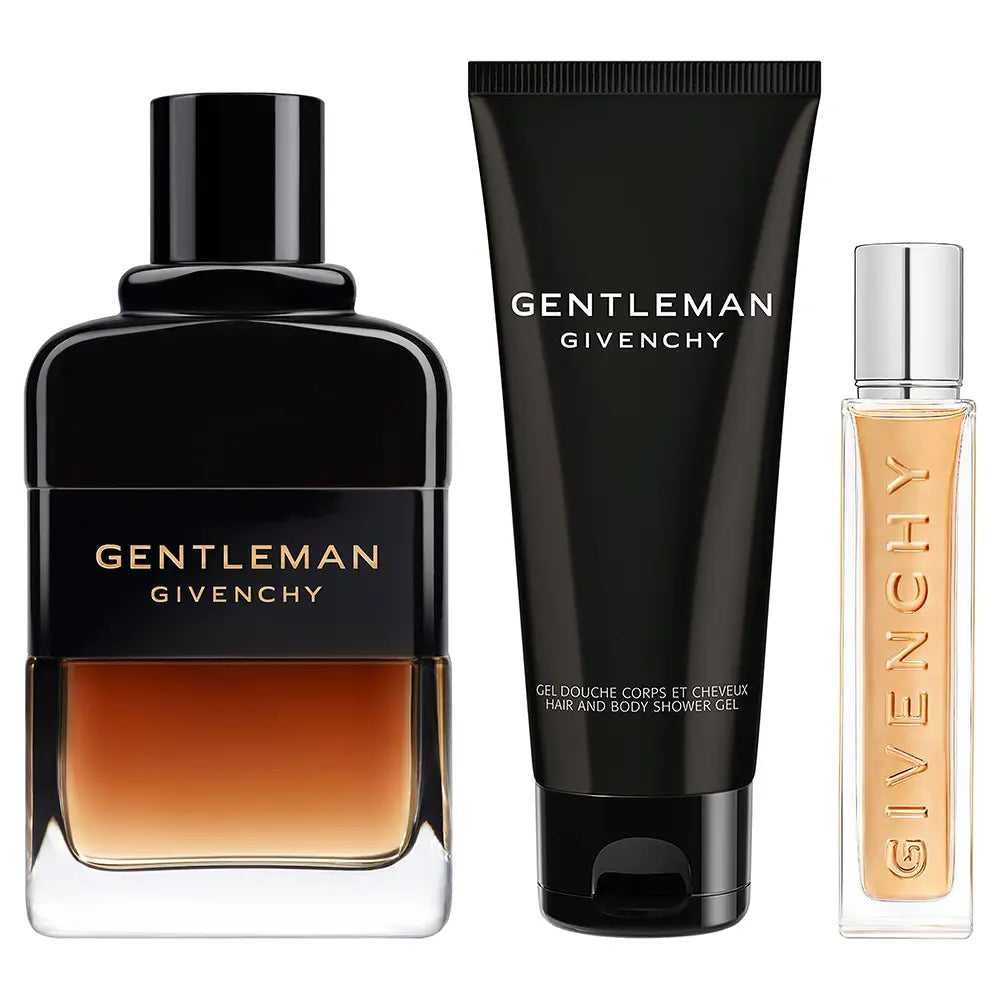 GIVENCHY-CONJUNTO GENTLEMAN RESERVE PRIVEE 3 peças.-DrShampoo - Perfumaria e Cosmética