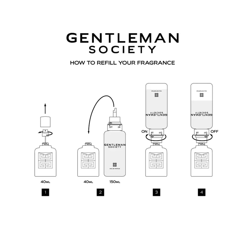 GIVENCHY-GENTLEMAN SOCIETY recarregável vapo edp 40 ml.-DrShampoo - Perfumaria e Cosmética