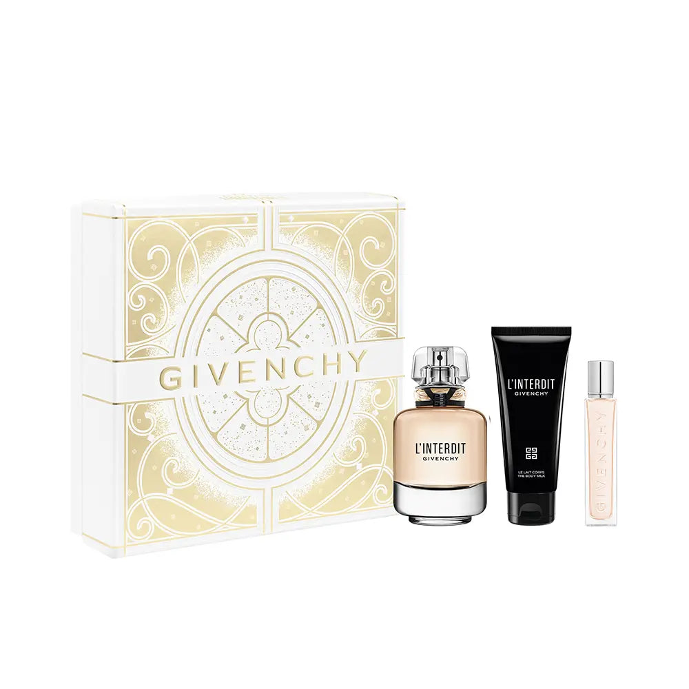 GIVENCHY-L'INTERDIT CASE 3 peças.-DrShampoo - Perfumaria e Cosmética
