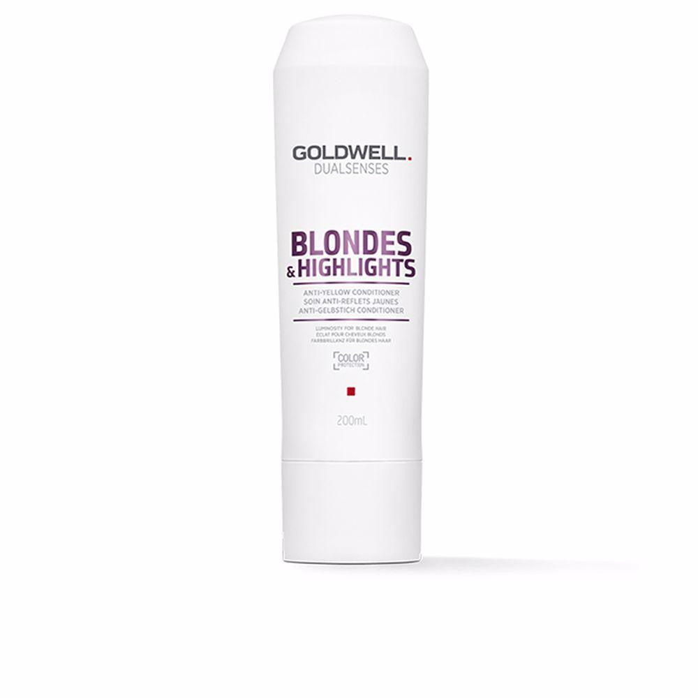 GOLDWELL-BLONDES & HIGHLIGHTS anti-yellow conditioner 200 ml-DrShampoo - Perfumaria e Cosmética