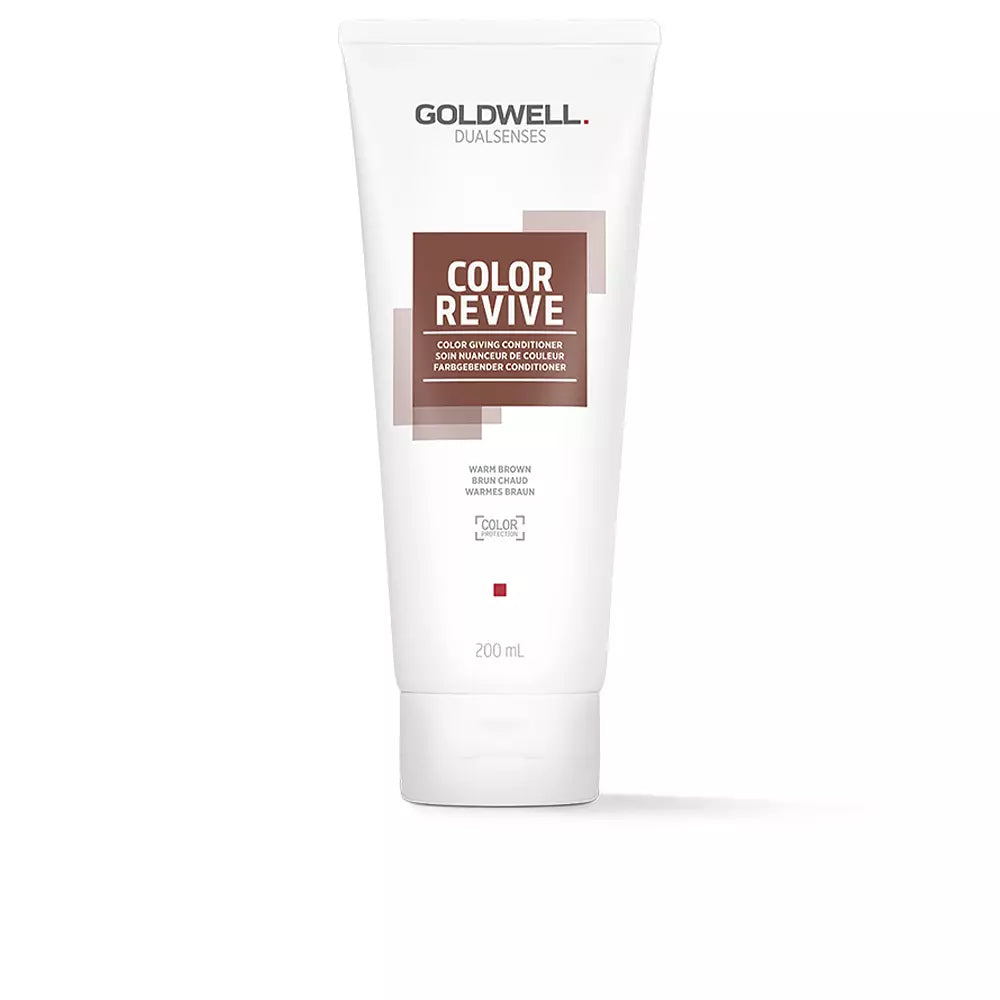 GOLDWELL-CONDICIONADOR COLOR REVIVE que dá cor marrom quente 200 ml.-DrShampoo - Perfumaria e Cosmética