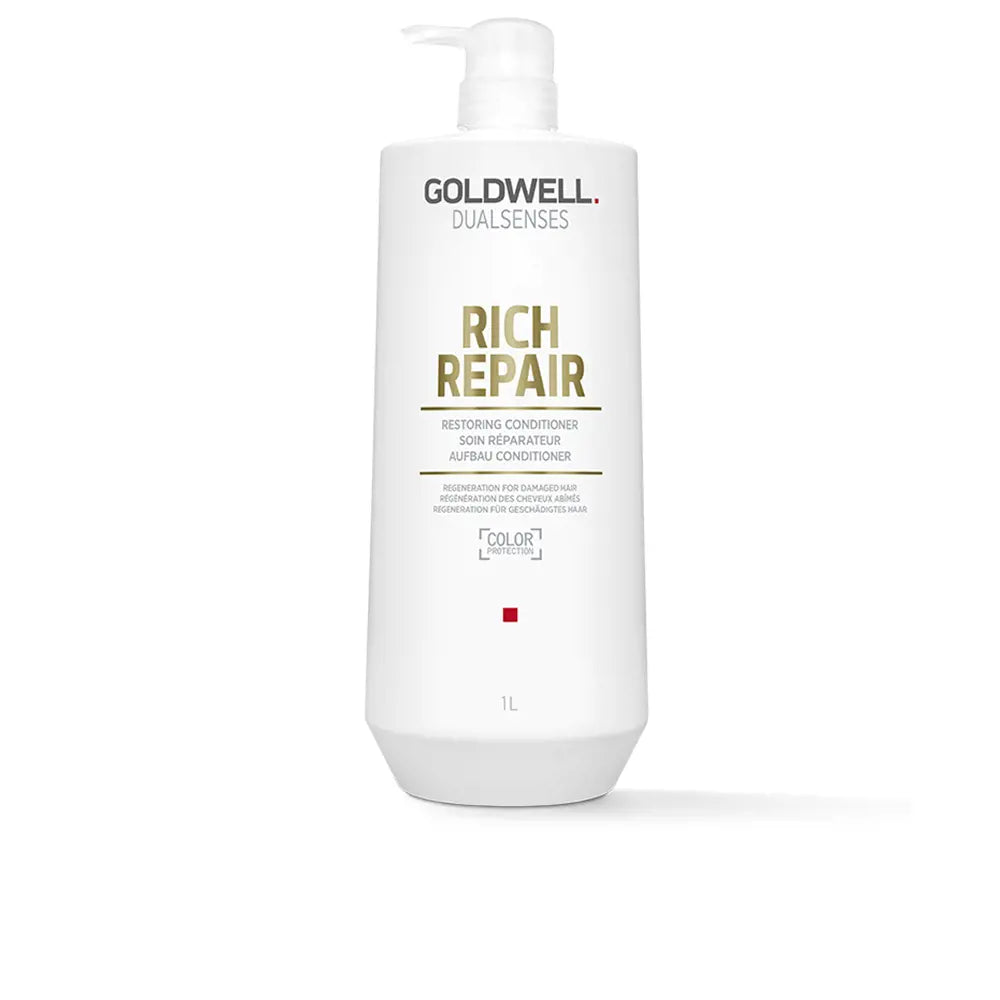 GOLDWELL-Dualsenses Rich Repair Condicionador de Restauração 1000 Ml-DrShampoo - Perfumaria e Cosmética