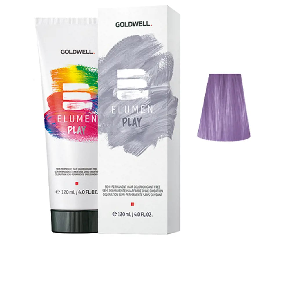 GOLDWELL-ELUMEN PLAY cor de cabelo semi-permanente sem oxidante lavanda 120 ml-DrShampoo - Perfumaria e Cosmética