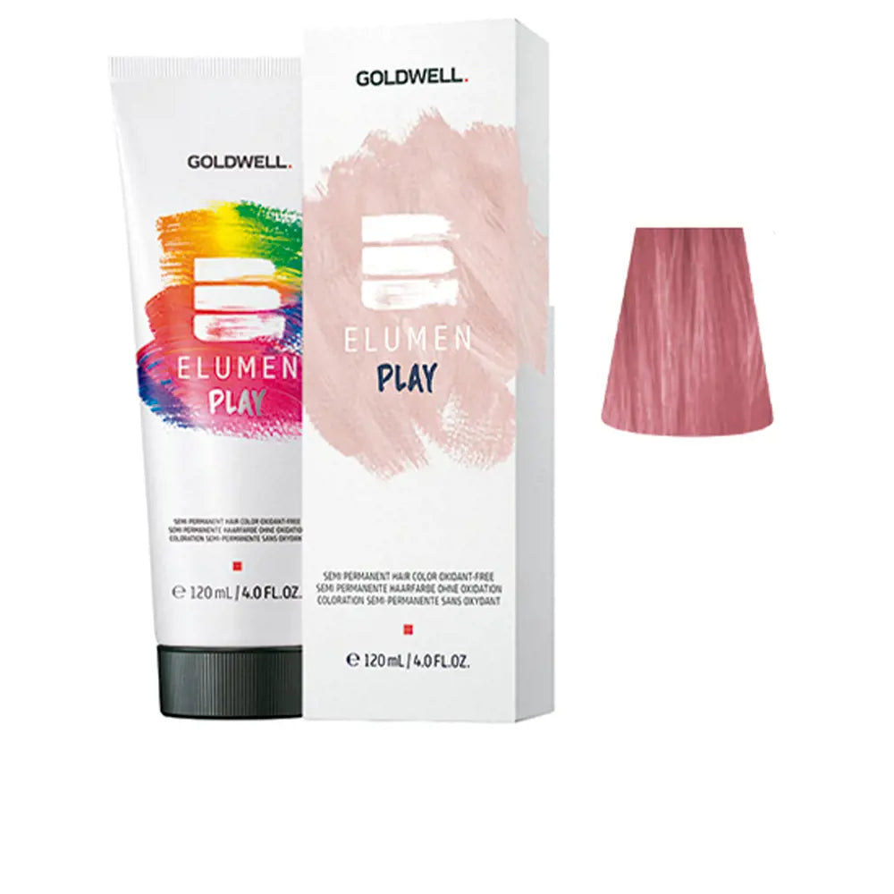 GOLDWELL-ELUMEN PLAY cor de cabelo semi-permanente sem oxidante rosa 120 ml.-DrShampoo - Perfumaria e Cosmética