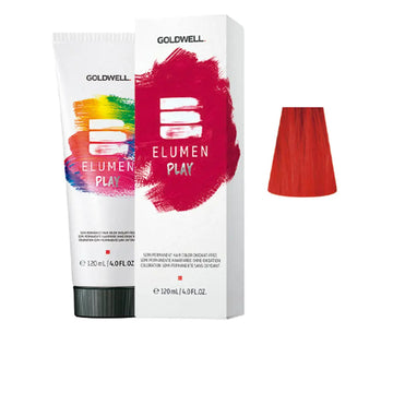 GOLDWELL-ELUMEN PLAY cor de cabelo semi-permanente sem oxidante vermelho 120 ml.-DrShampoo - Perfumaria e Cosmética Main image