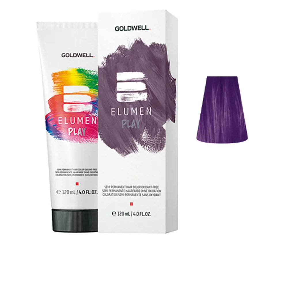 GOLDWELL-ELUMEN PLAY cor de cabelo semipermanente sem oxidante violeta 120 ml.-DrShampoo - Perfumaria e Cosmética