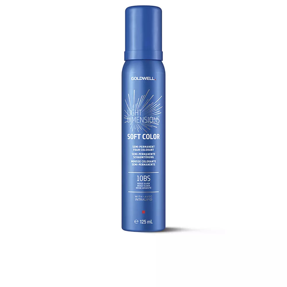 GOLDWELL-LIGHTDIMENSIONS soft color semi-permanent foam colorant #10-beige silver-DrShampoo - Perfumaria e Cosmética