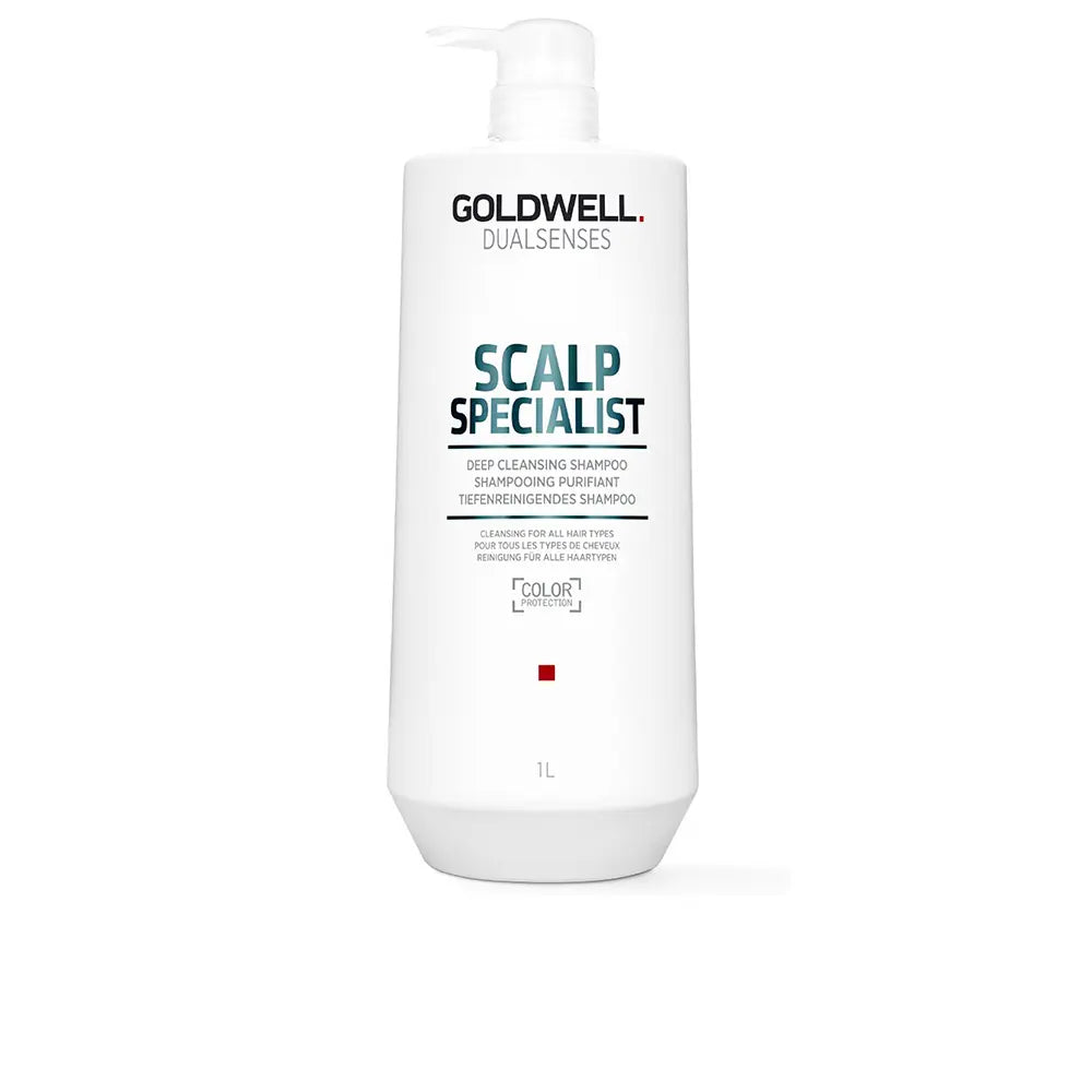 GOLDWELL-SHAMPOO PURIFICANTE PROFUNDO SCALP SPECIALIST 1000 ml.-DrShampoo - Perfumaria e Cosmética