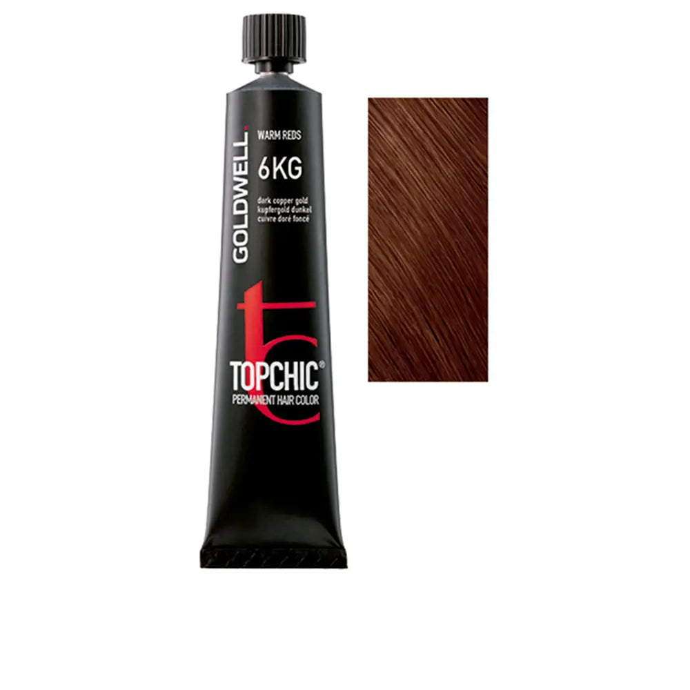 GOLDWELL-TINTURA DE CABELO PERMANENTE TOPCHIC 6KG 60 ml-DrShampoo - Perfumaria e Cosmética