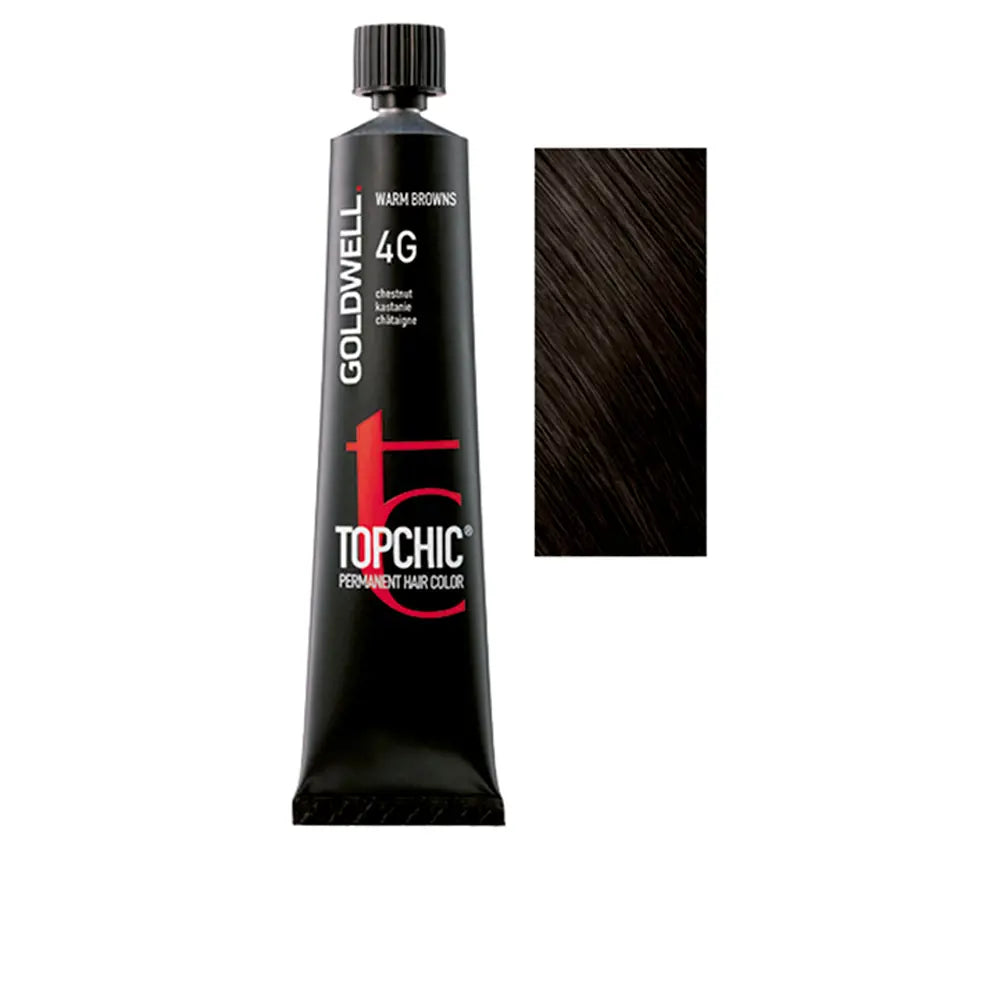 GOLDWELL-TOPCHIC coloração permanente para cabelo 4G 60 ml.-DrShampoo - Perfumaria e Cosmética