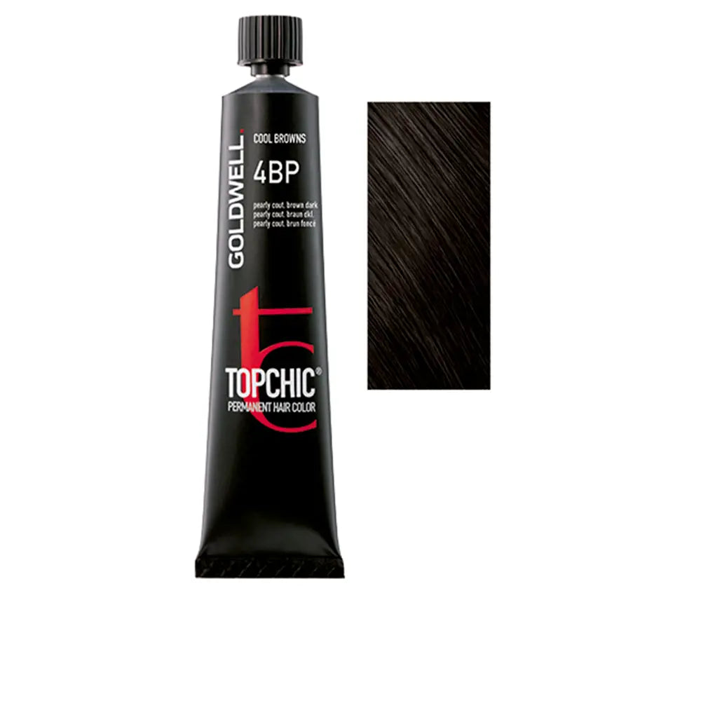 GOLDWELL-TOPCHIC cor de cabelo permanente 4BP 60 ml.-DrShampoo - Perfumaria e Cosmética