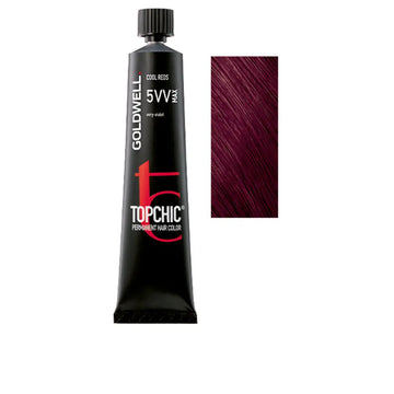 GOLDWELL-TOPCHIC cor de cabelo permanente 5VV 60 ml-DrShampoo - Perfumaria e Cosmética Imagem principal do produto