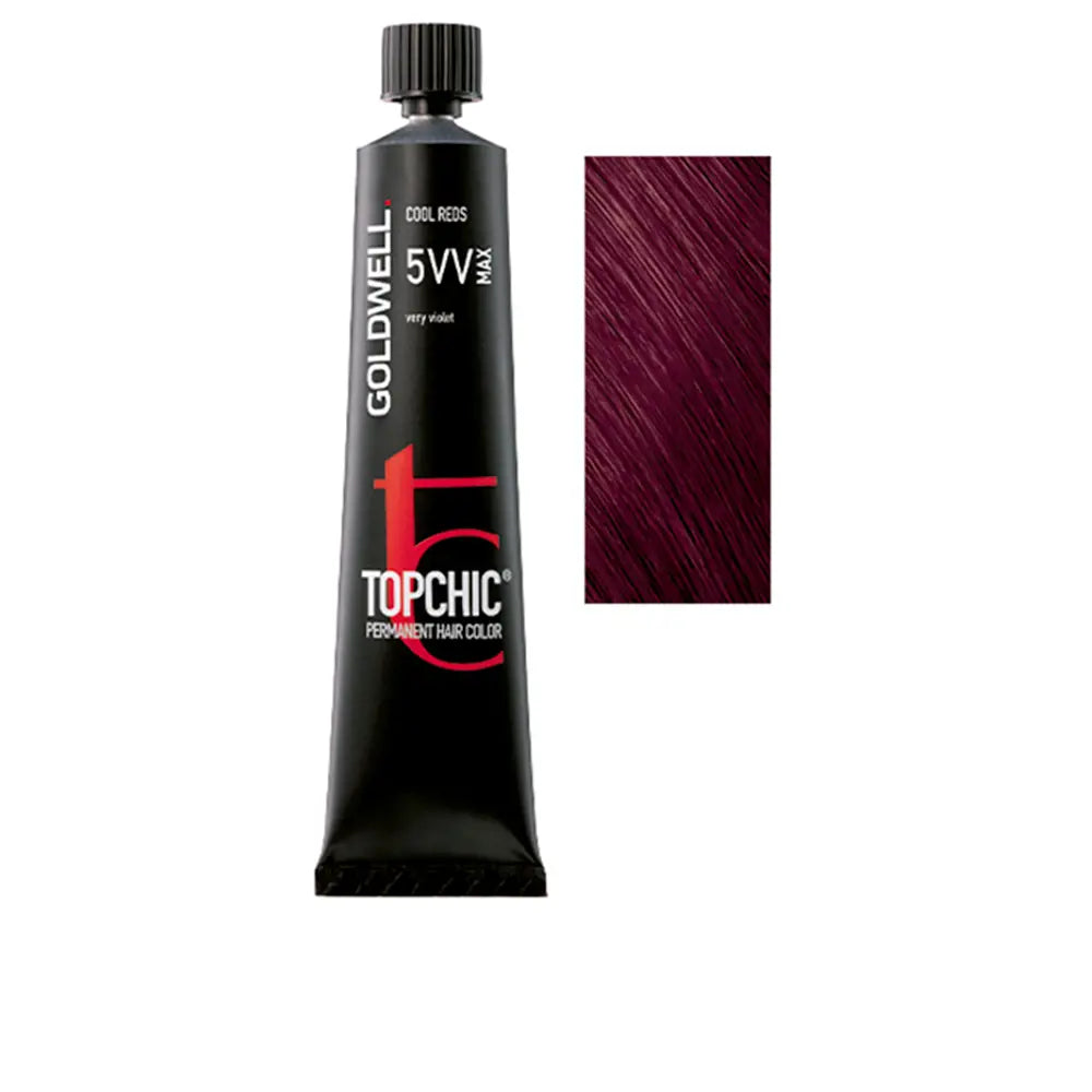 GOLDWELL-TOPCHIC cor de cabelo permanente 5VV 60 ml-DrShampoo - Perfumaria e Cosmética