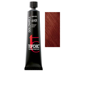 GOLDWELL-TOPCHIC cor de cabelo permanente 6KR 60 ml-DrShampoo - Perfumaria e Cosmética Imagem principal do produto