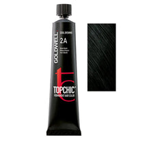 GOLDWELL-TOPCHIC cor permanente para cabelo 2A 60 ml-DrShampoo - Perfumaria e Cosmética