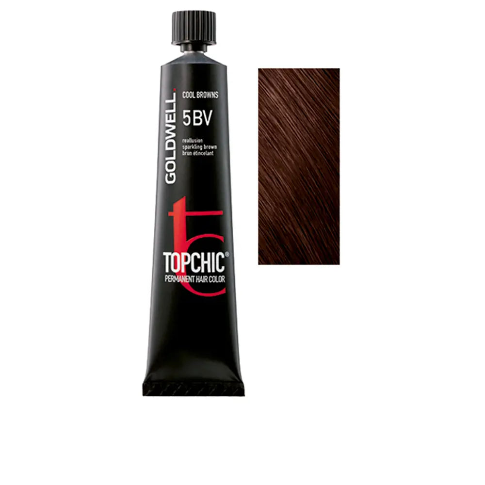 GOLDWELL-TOPCHIC tinta permanente para cabelo 5BV 60 ml-DrShampoo - Perfumaria e Cosmética