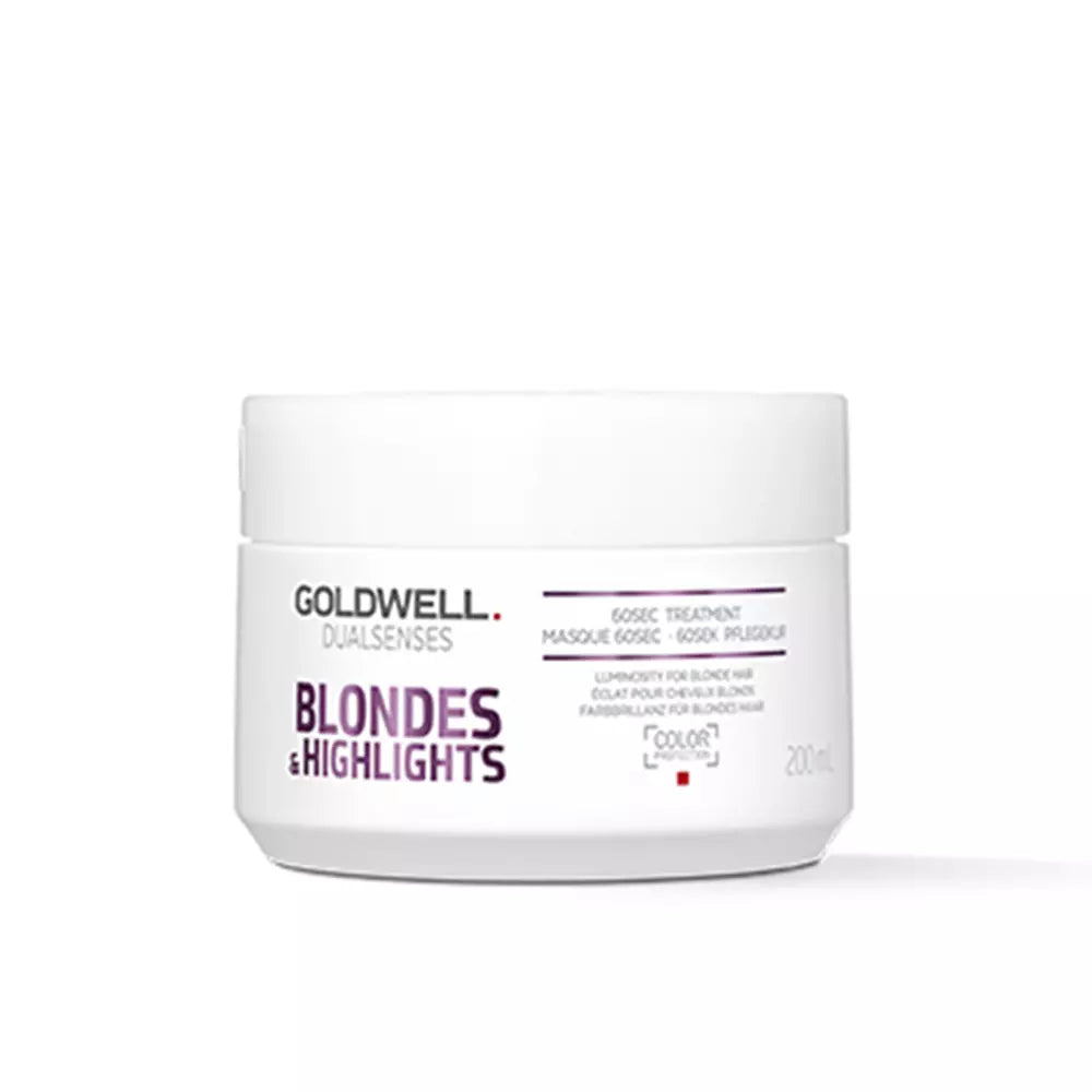 GOLDWELL-TRATAMENTO 60 SEGUNDOS PARA LOIROS E MECHAS 200 ml.-DrShampoo - Perfumaria e Cosmética
