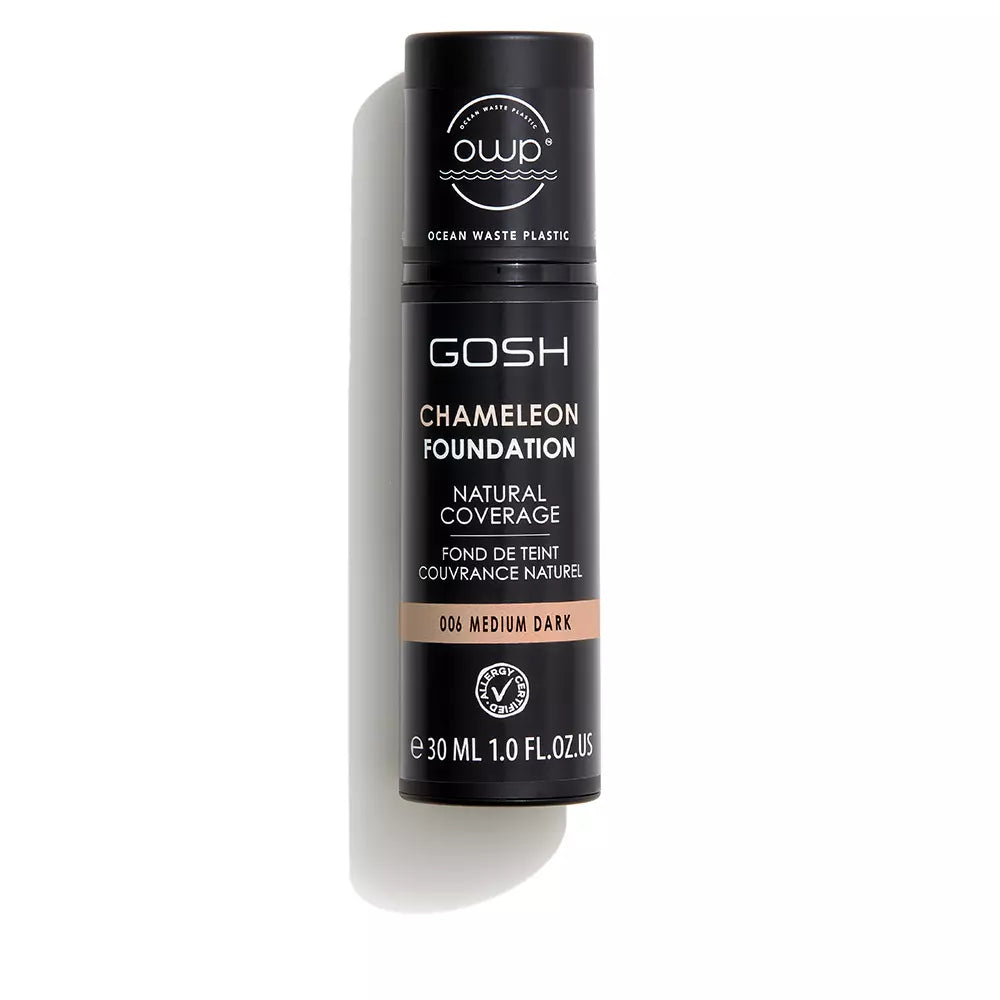 GOSH-CHAMELEON base cobertura natural 006 medium dark 30 ml-DrShampoo - Perfumaria e Cosmética