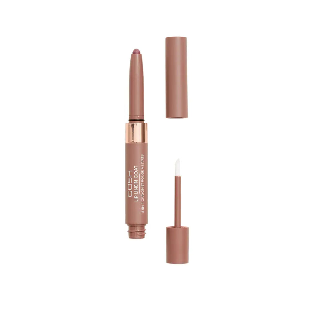 GOSH-LIP LINE39N COAT 2 em 1 batom 002 Canela Queimada 2 ml.-DrShampoo - Perfumaria e Cosmética