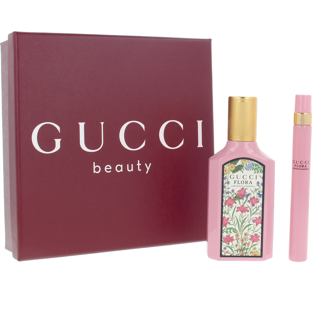 GUCCI-CAIXA GUCCI FLORA GORGEOUS GARDENIA 2 peças-DrShampoo - Perfumaria e Cosmética