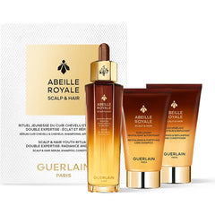 GUERLAIN-ABEILLE ROYALE ESCOVA DO CABELO DO COURO CABELUDO 3 pcs.-DrShampoo - Perfumaria e Cosmética