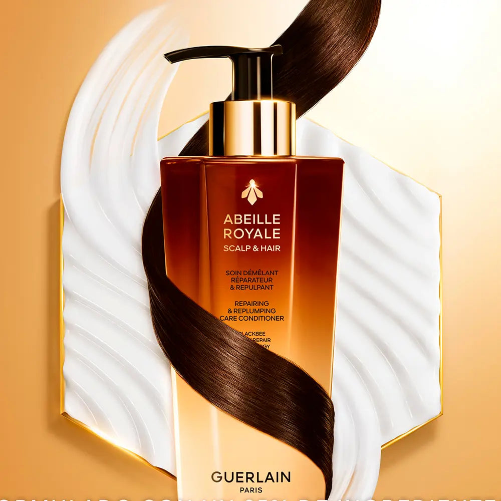 GUERLAIN-ABEILLE ROYALE SCALP & HAIR condicionador reparador e volumizante 290 ml-DrShampoo - Perfumaria e Cosmética