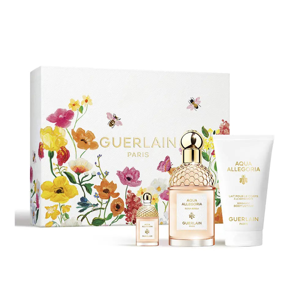 GUERLAIN-AQUA ALLEGORIA ROSA ROSSA ESTOJO 3 pcs.-DrShampoo - Perfumaria e Cosmética
