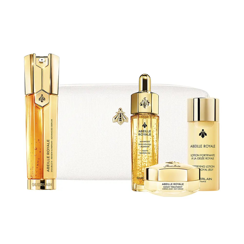 GUERLAIN-DOBLE SÉRUM R TRATAMENTO ABEILLE ROYALE ESTOJO 5 pçs.-DrShampoo - Perfumaria e Cosmética